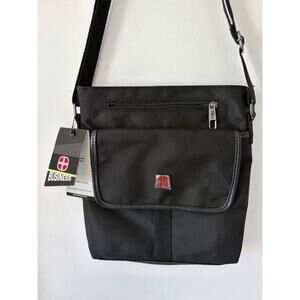 NWT Dernier Black Travel N Meet Crossbody Anti Theft Bag